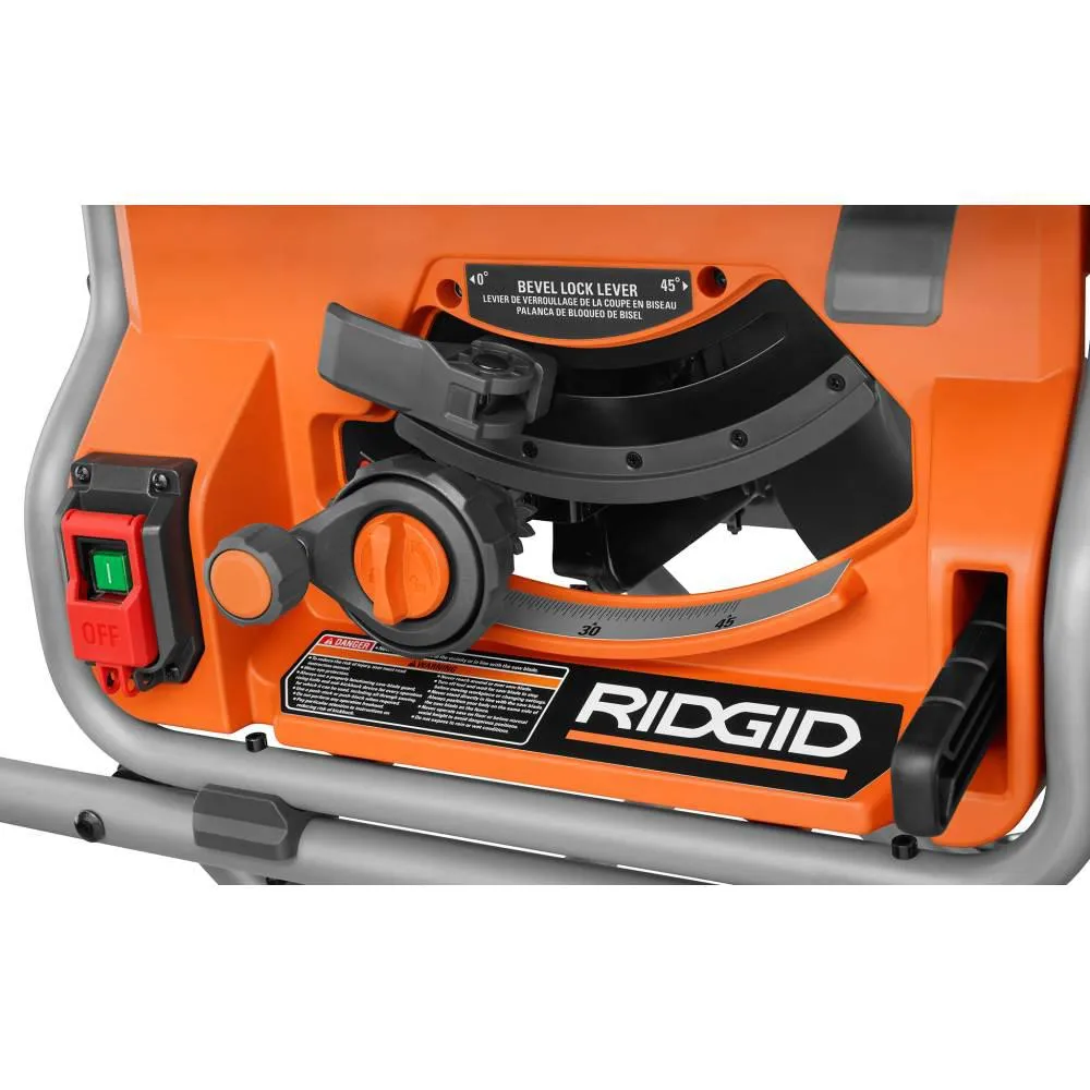 10 in. Pro Jobsite Table Saw with Stand and 18-Volt Cordless Drill/Driver Kit with (1) 2.0 Ah Battery, Charger, Tool Bag
