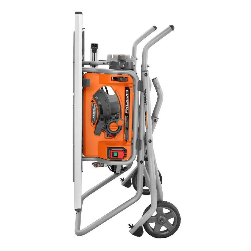 10 in. Pro Jobsite Table Saw with Stand and 18-Volt Cordless Drill/Driver Kit with (1) 2.0 Ah Battery, Charger, Tool Bag