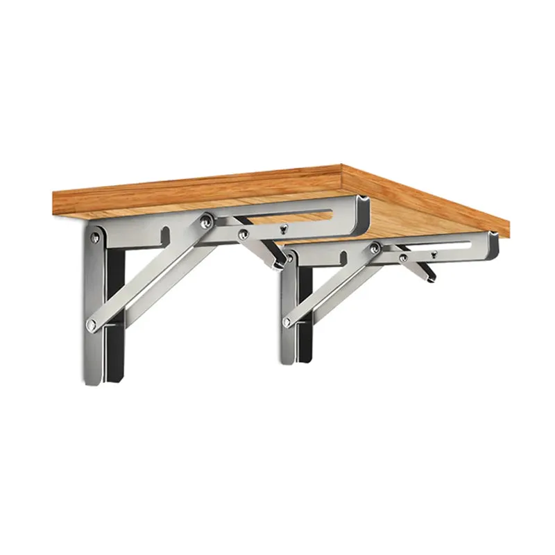 150kg Load Heavy Duty Stainless Steel Folding Table Bracket Shelf Bench