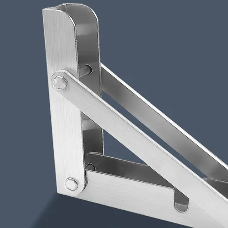 150kg Load Heavy Duty Stainless Steel Folding Table Bracket Shelf Bench