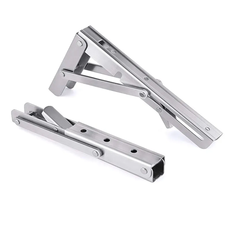 150kg Load Heavy Duty Stainless Steel Folding Table Bracket Shelf Bench