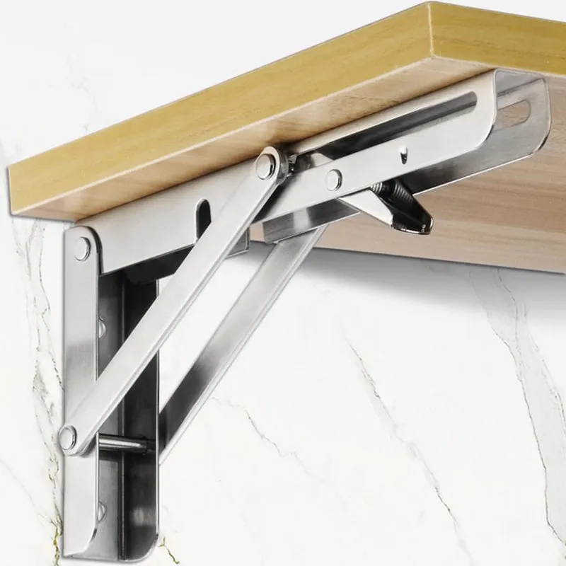150kg Load Heavy Duty Stainless Steel Folding Table Bracket Shelf Bench