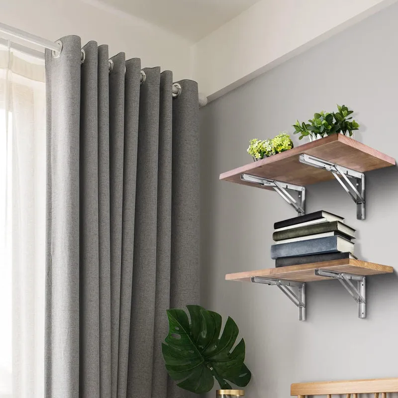 150kg Load Heavy Duty Stainless Steel Folding Table Bracket Shelf Bench