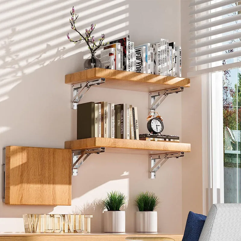150kg Load Heavy Duty Stainless Steel Folding Table Bracket Shelf Bench