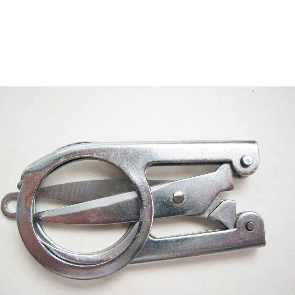 2pc Folding Scissors Pocket Travel Small Cut Cutter Crafts Sharp Blade Emergency
