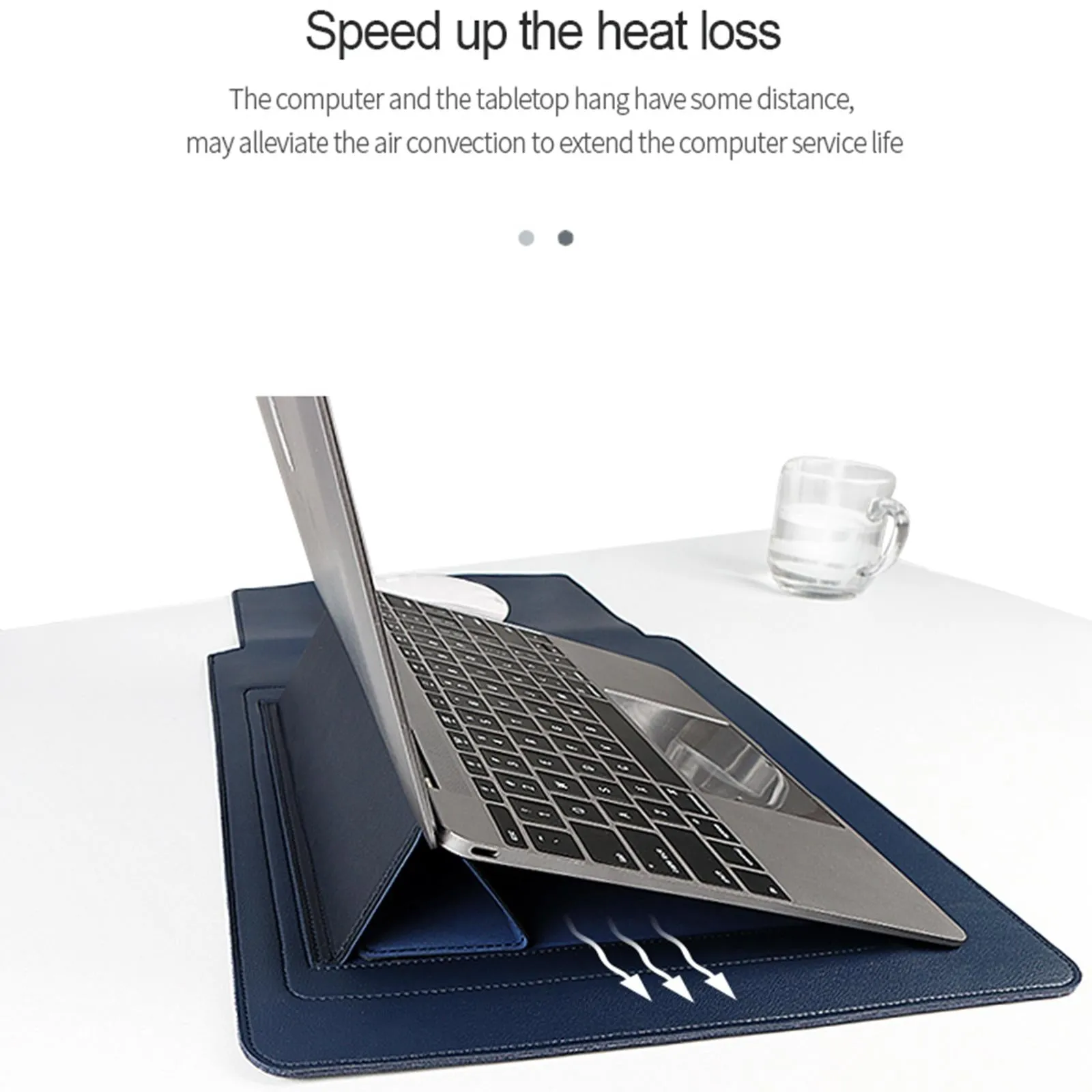 3-in-1 Multifunctional Laptop Bag - Fits 13.3 Inch - Pu Material