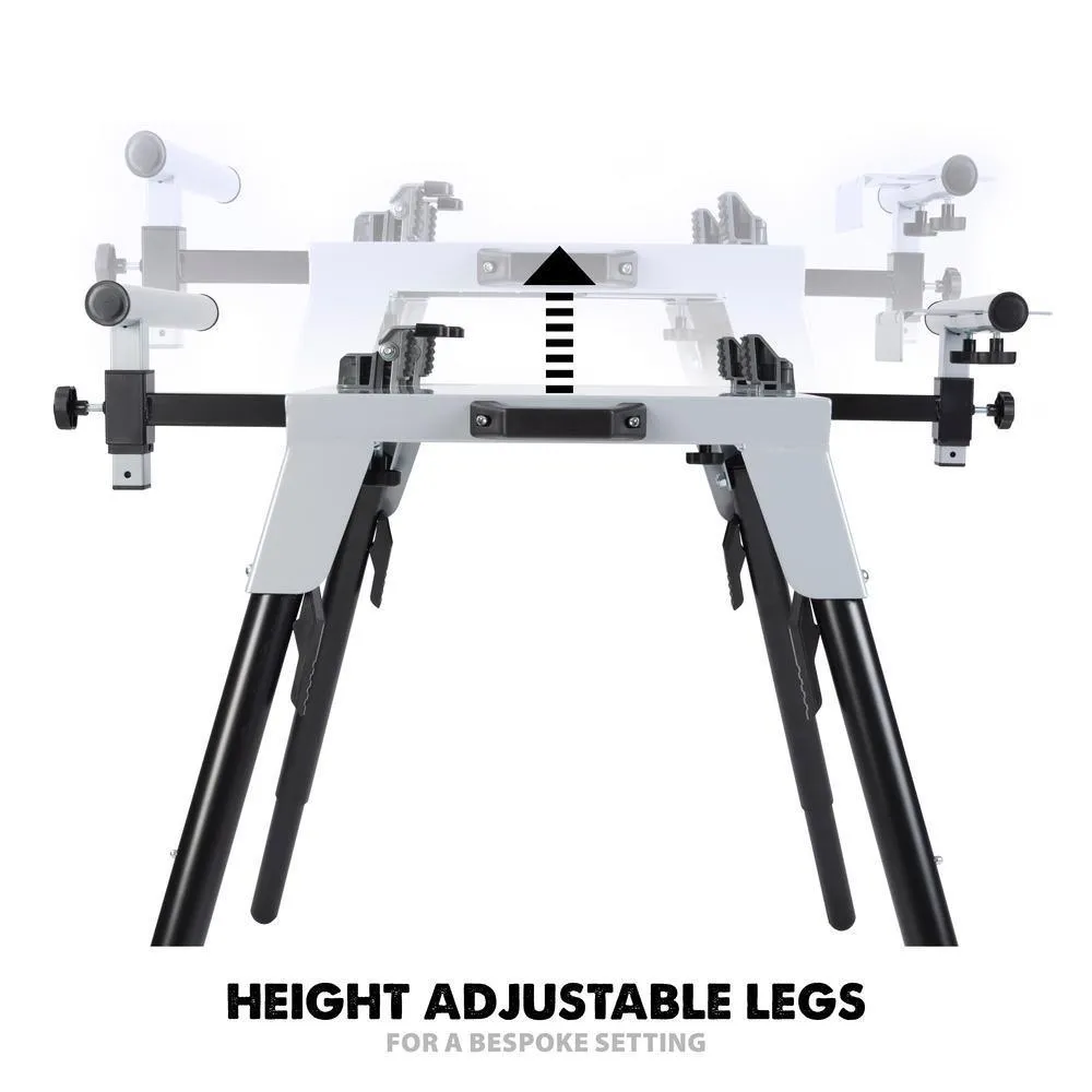 32-3/32 in. x 23-5/8 in. Universal Heavy-Duty Stationary Chop Saw Stand
