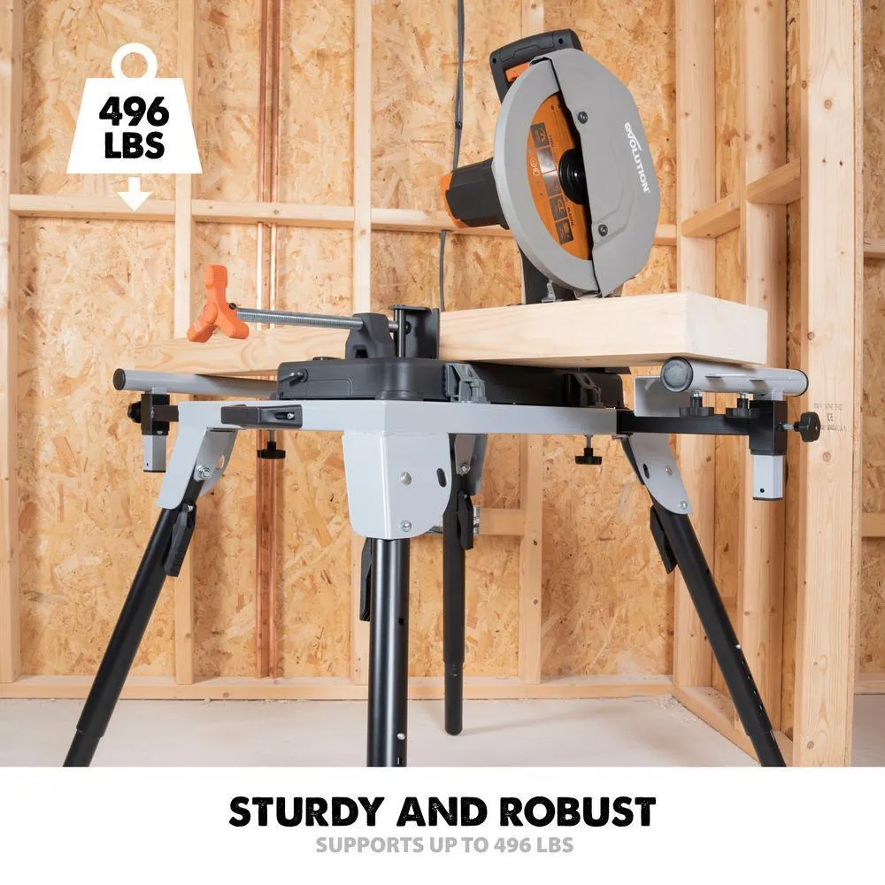 32-3/32 in. x 23-5/8 in. Universal Heavy-Duty Stationary Chop Saw Stand