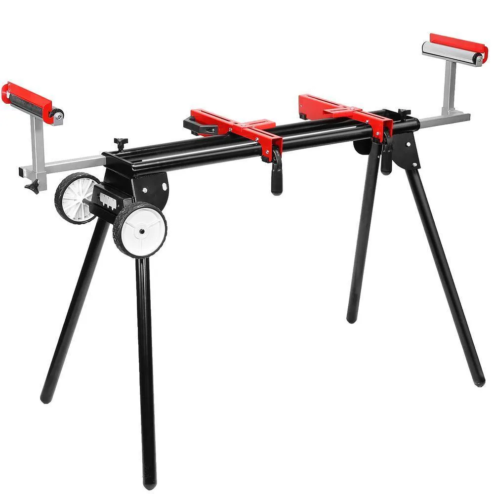 40-1/2 in. x 83 in. Universal Rolling Miter Saw Compound Roller Stand