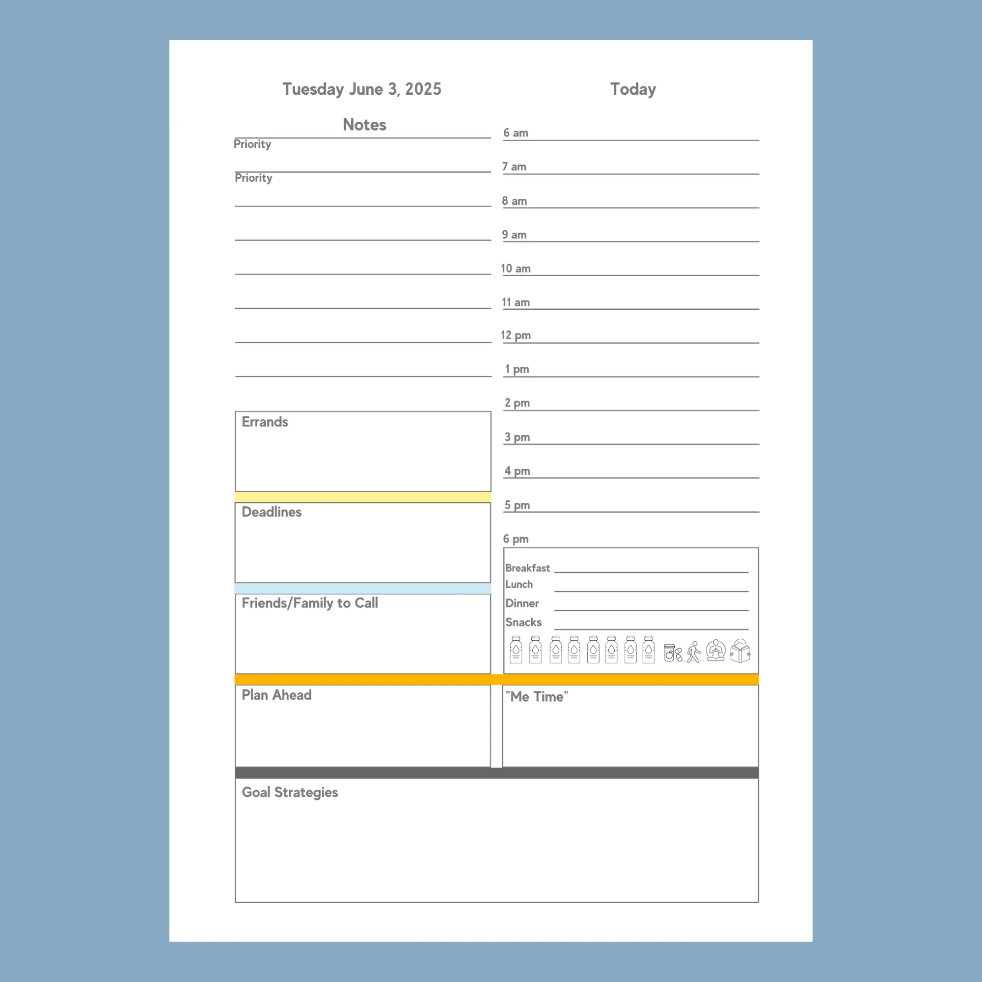 All in One Planner 2025:  Honey Bees