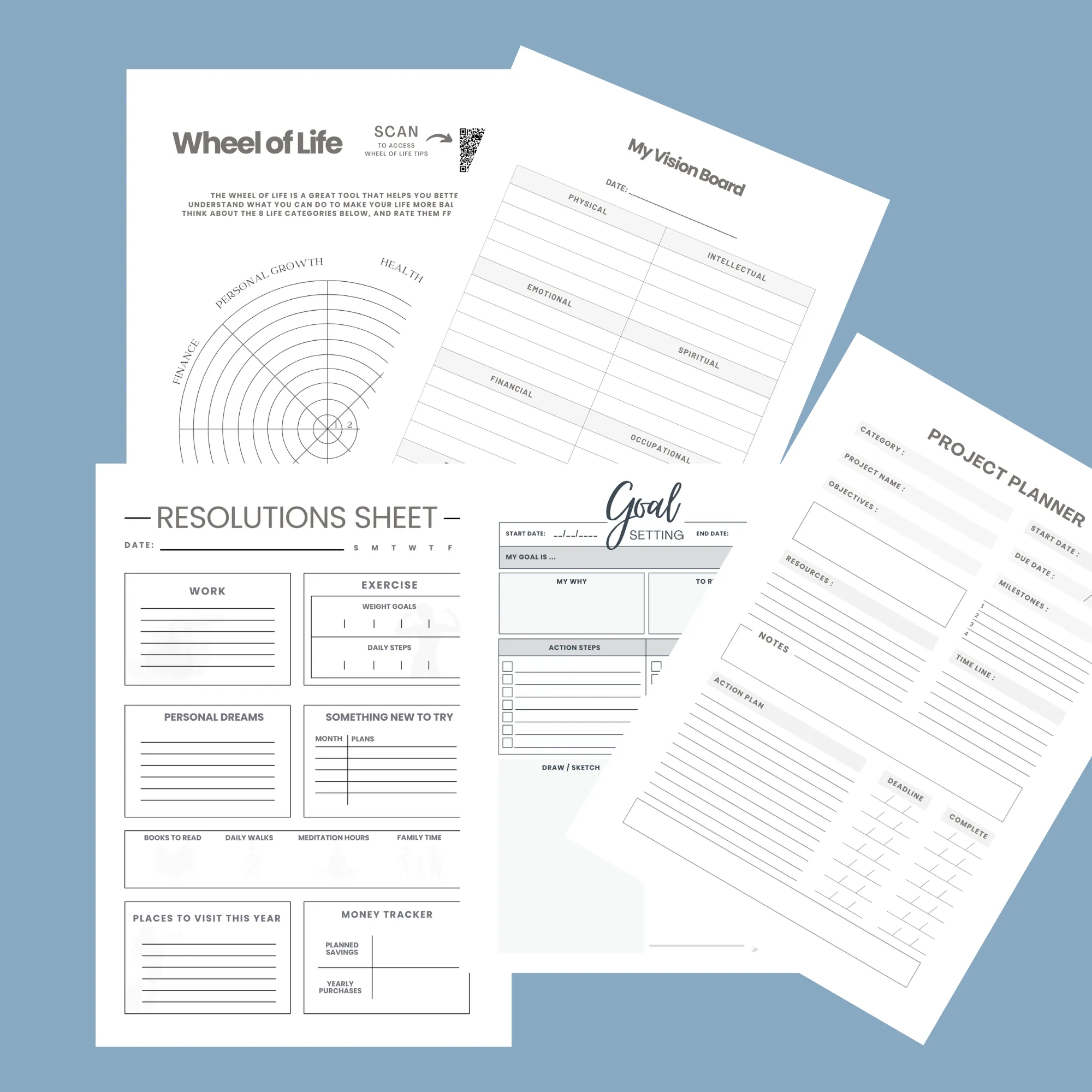 All in One Planner 2025:  Honey Bees