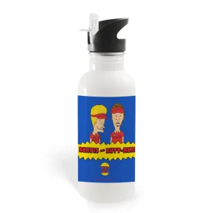 Beavis and Butt-Head Burger World 20 oz Screw Top Water Bottle with Straw