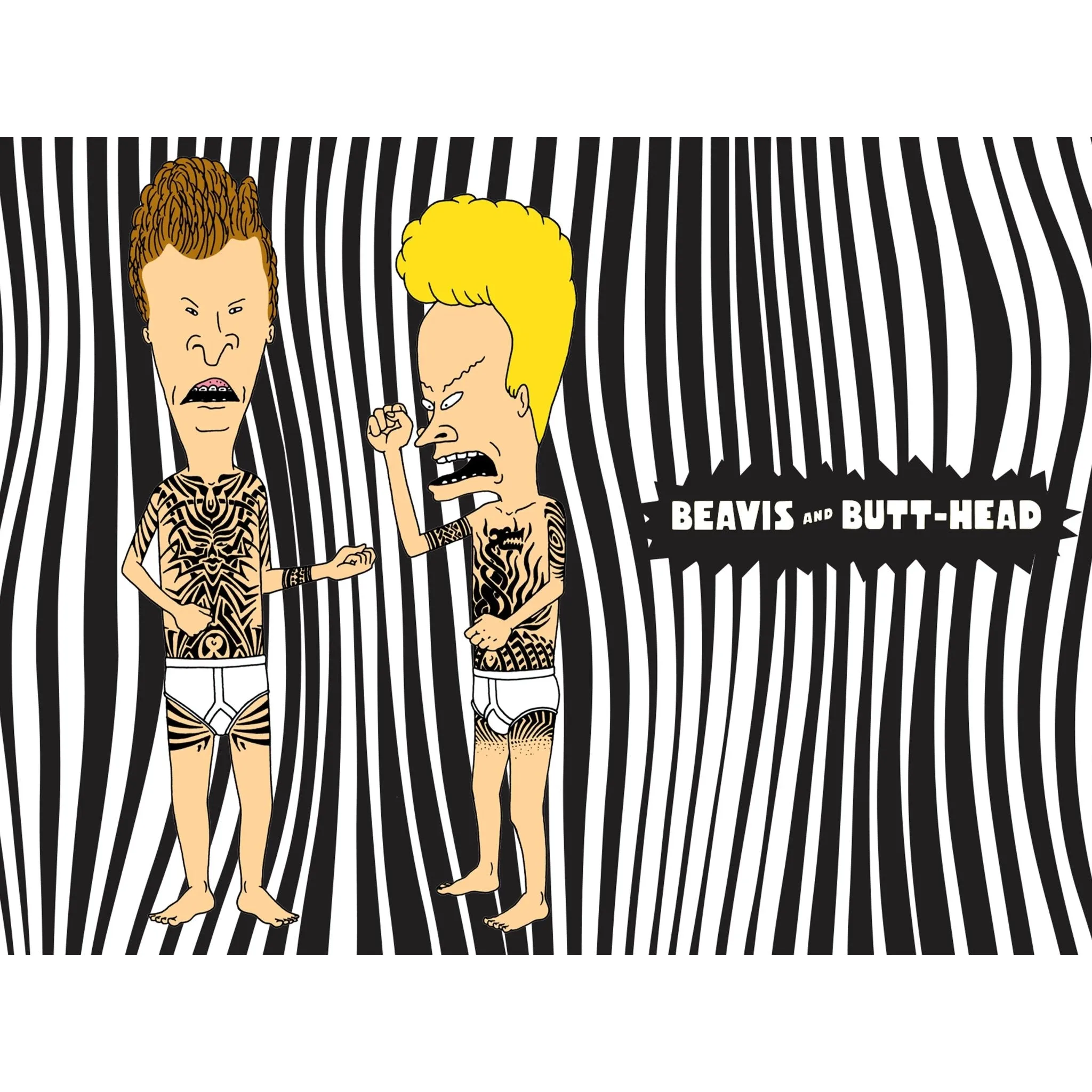 Beavis and Butt-Head This Rocks 20 oz Screw Top Water Bottle with Straw