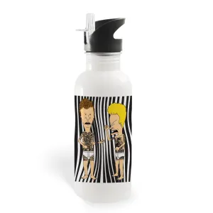Beavis and Butt-Head This Rocks 20 oz Screw Top Water Bottle with Straw