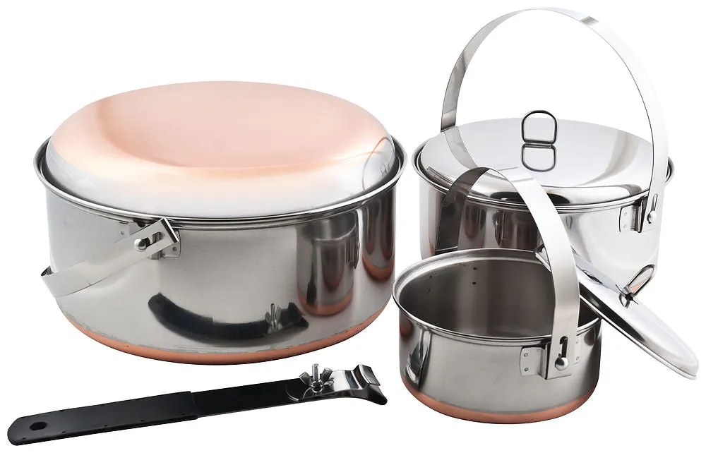 Chinook Ridgeline Stainless Steel Camp Cooksets
