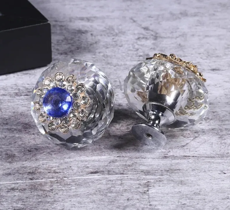 Crystal Cabinet Knobs Handles for Furniture