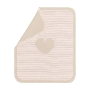 Fussenegger Juwel Blanket Heart Pale Pink 90x70cm