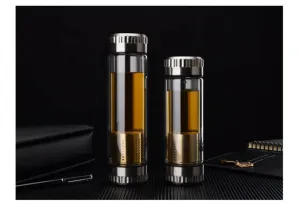 Glass Water Bottle with Tea Infuser