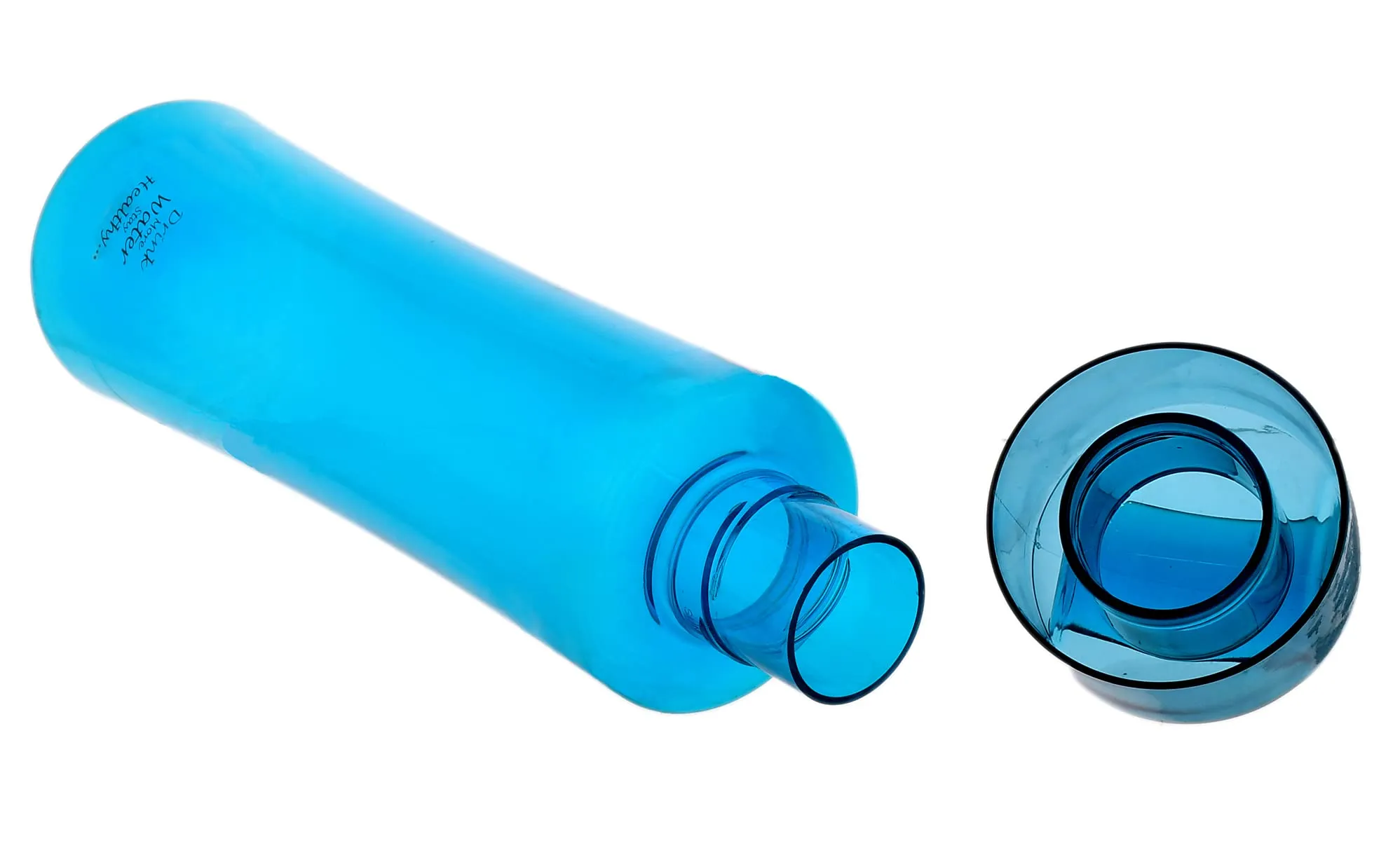 Heart Home Unbreakable BPA & Leak Free Plastic Water Bottle-1 Litre, Pack of 6 (Green & Blue)